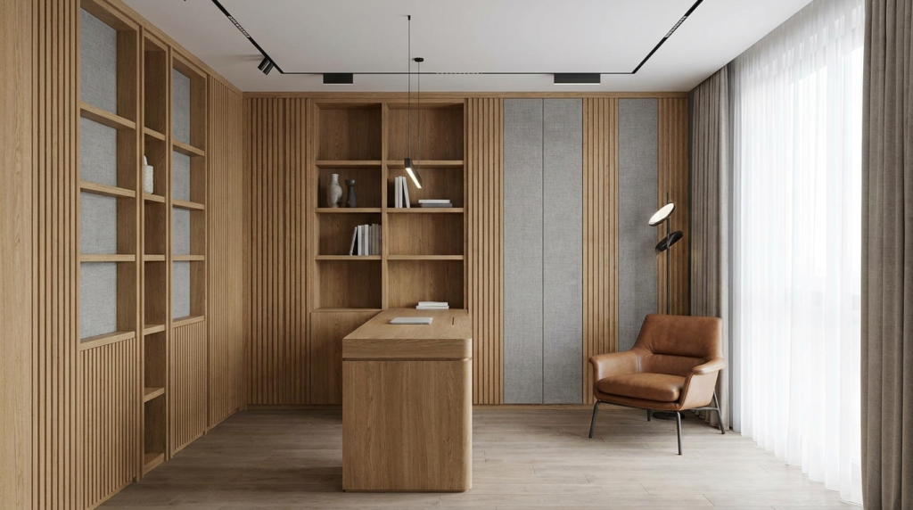 Whole-Home Wall Panels for Modern Custom Interiors-Wood-Tone Wall Panels